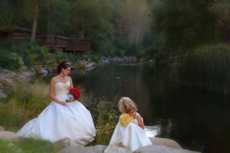 Seated by the water