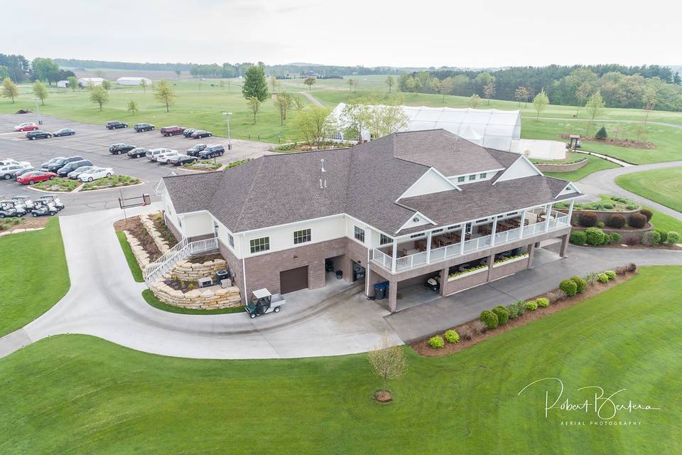 Aerial View of the Clubhouse