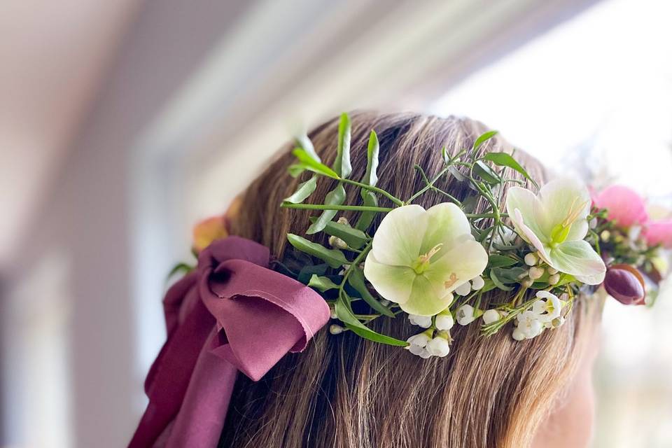 Garden style Flower Crown