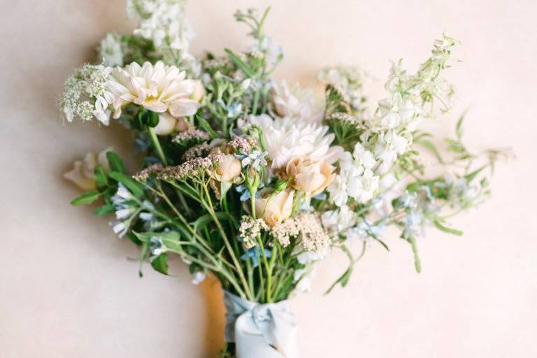 Romantic garden style bouquet