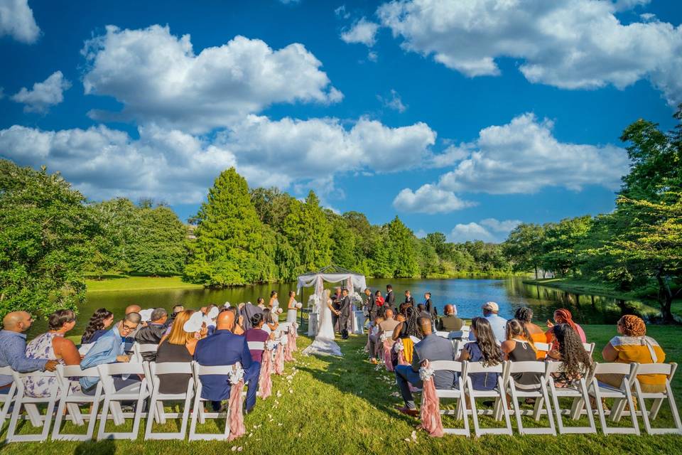 Beautiful ceremony scenery