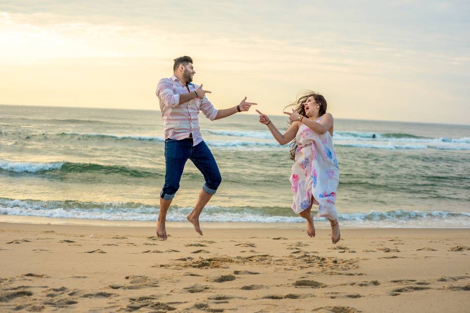 Beach engagement