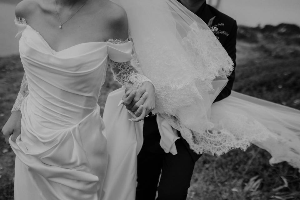 Black and white moment