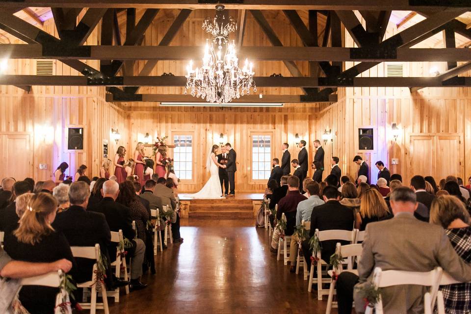 The Ranch - Indoor ceremony