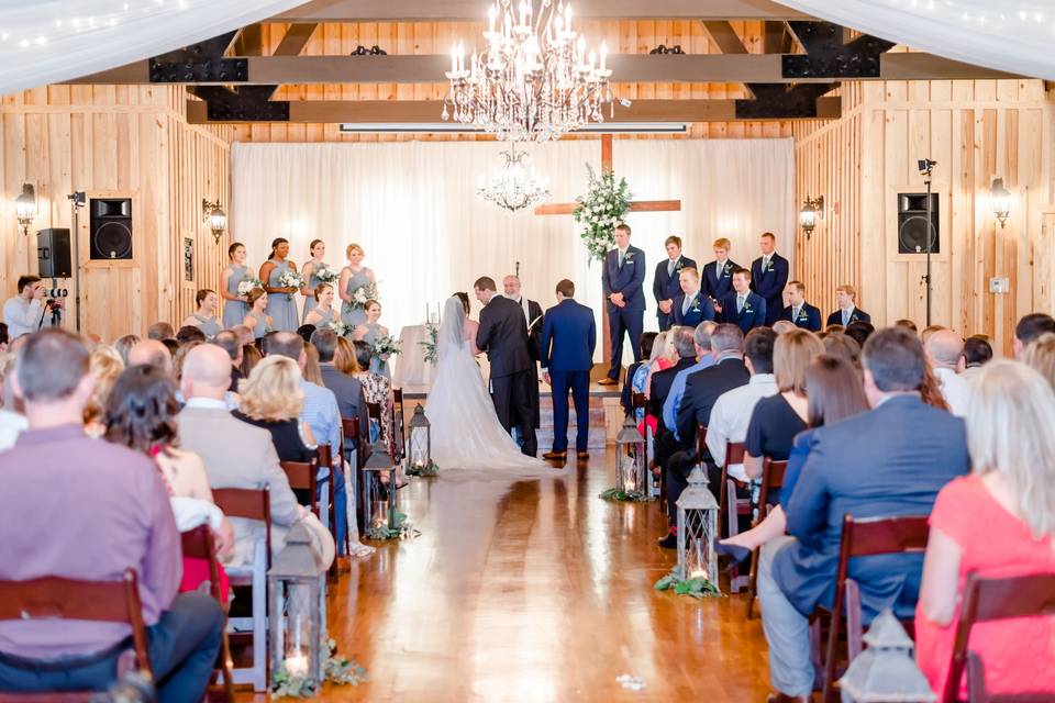 The Ranch- indoor ceremony