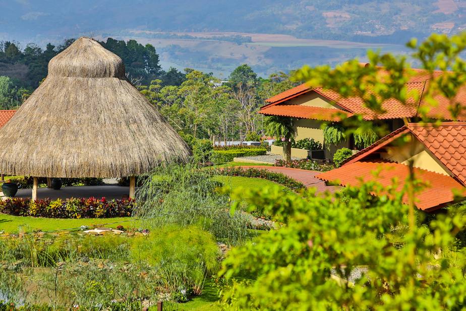 Elegant thatched rustic hut