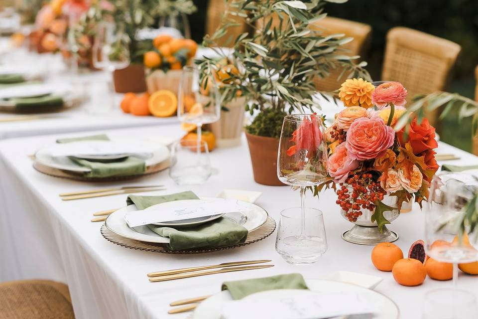 Table with Fruit