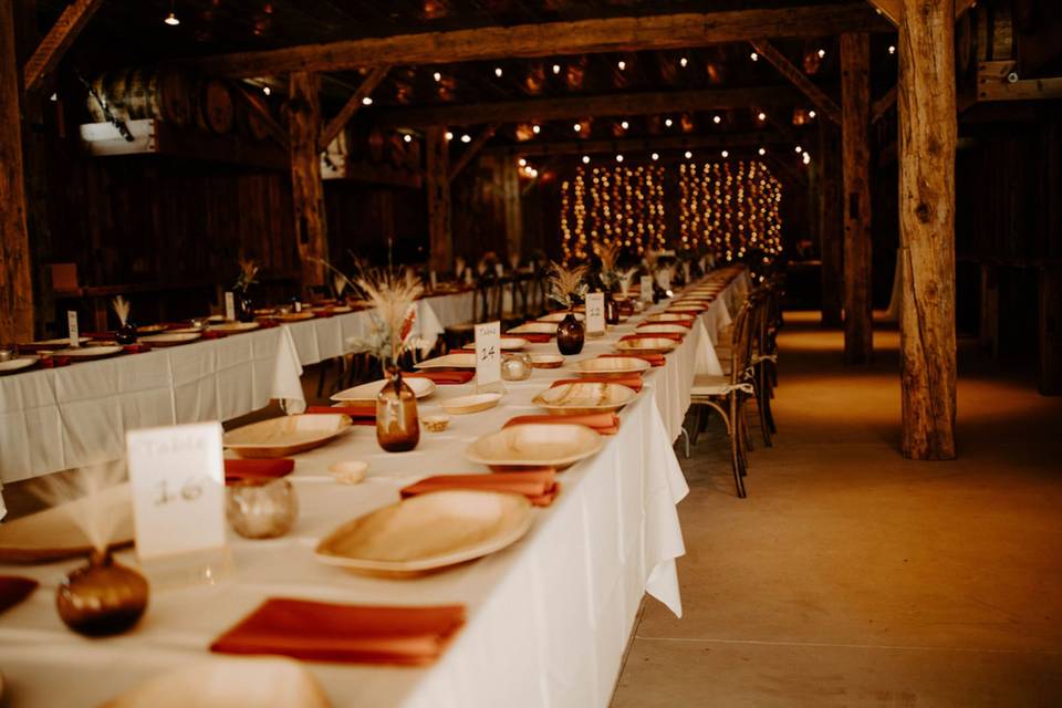Reception setup