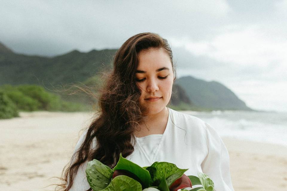 Oahu Hawaii Modern Wedding