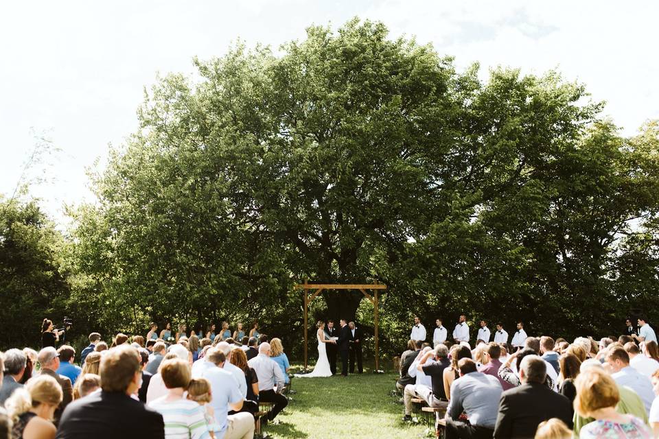 Outside ceremony