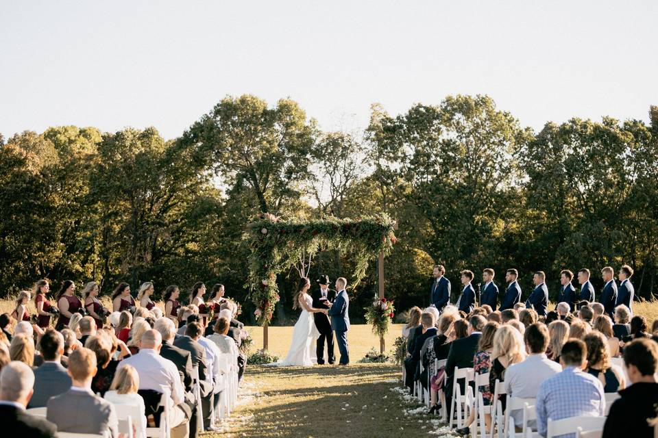 Outside ceremony