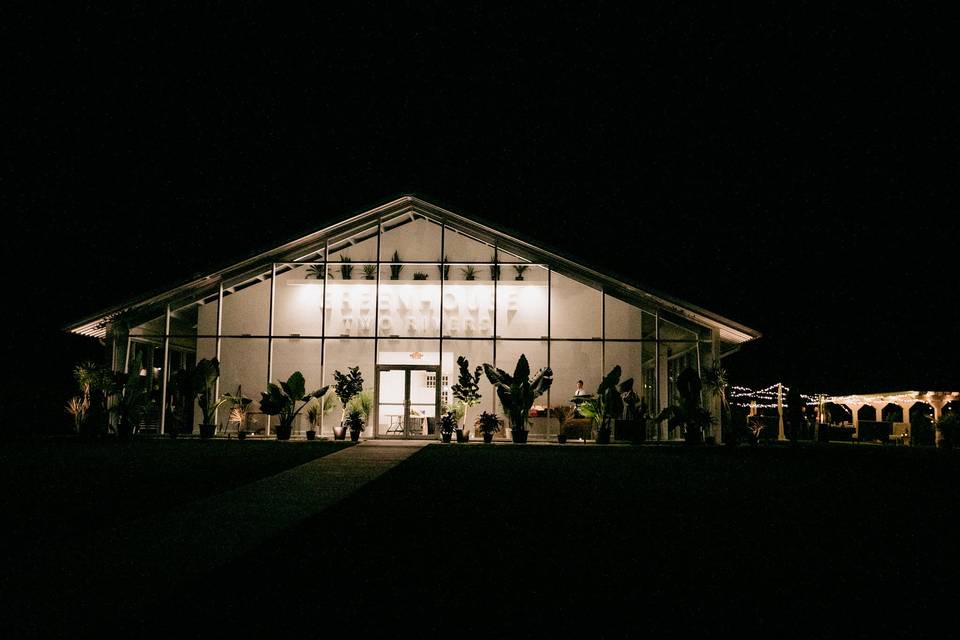 Building at night