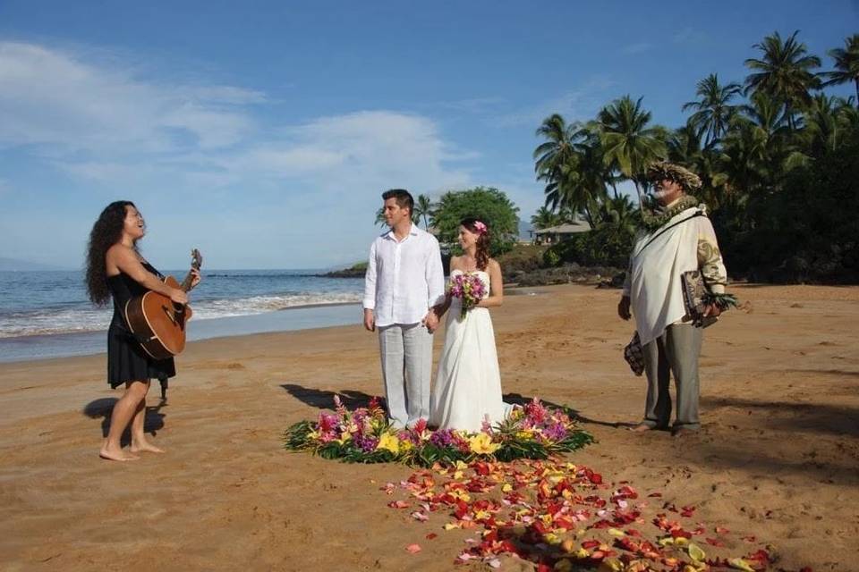 A destination wedding in Hawaii
