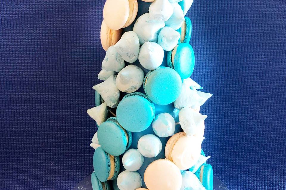 Macaron and Meringue tower