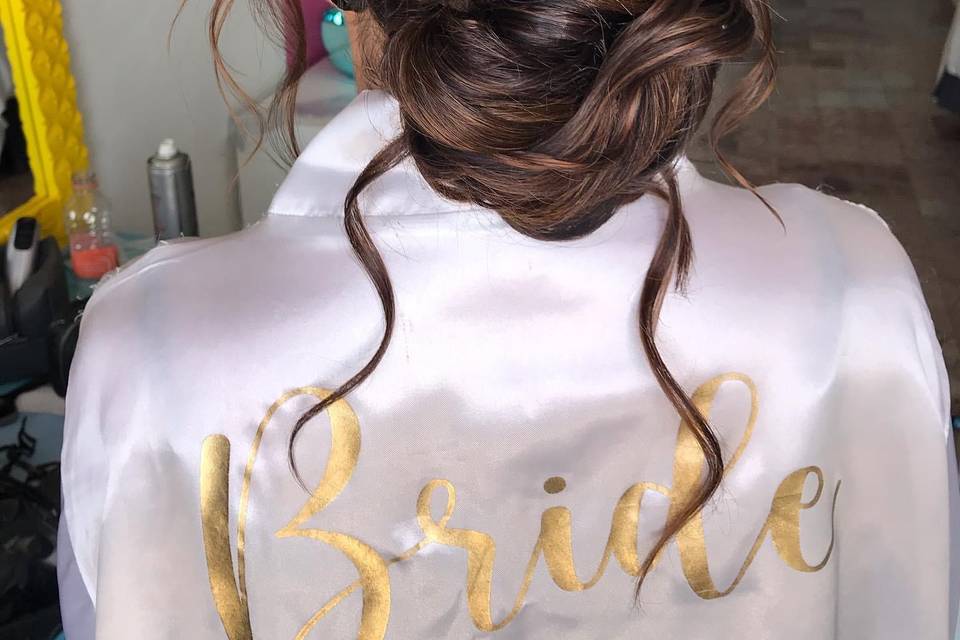 Bridesmaid hair style