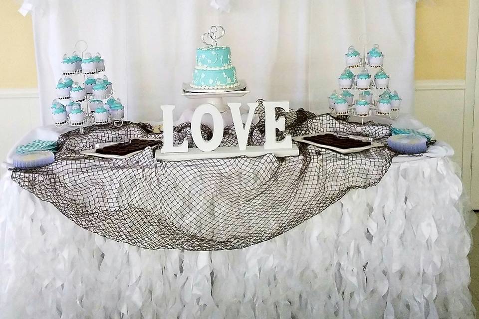 Dessert table Beach Theme