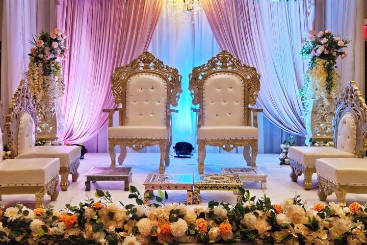 Celestial - Stage Puja Setup