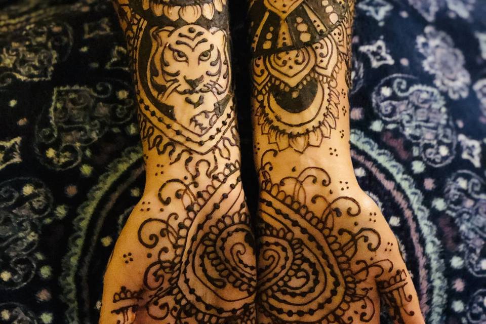 Custom Bridal Mehndi #1