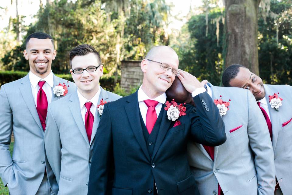 Groomsmen best friends