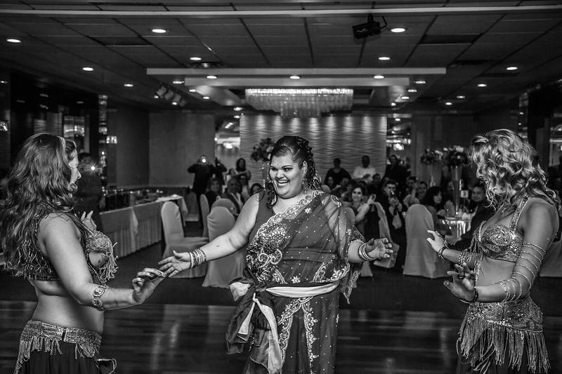 Kirah dancing with a bride2b