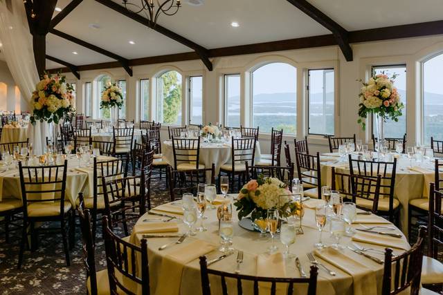 Tall and short centerpieces