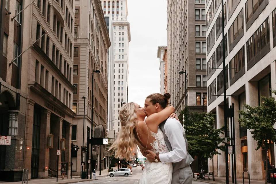 Downtown wedding