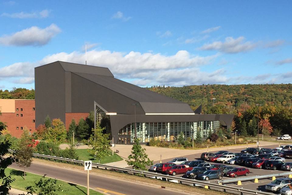 The Rozsa Center for the Performing Arts is located on the campus of Michigan Tech University, and it is nestled in the historic heart of Michigan's Western Upper Peninsula copper country.