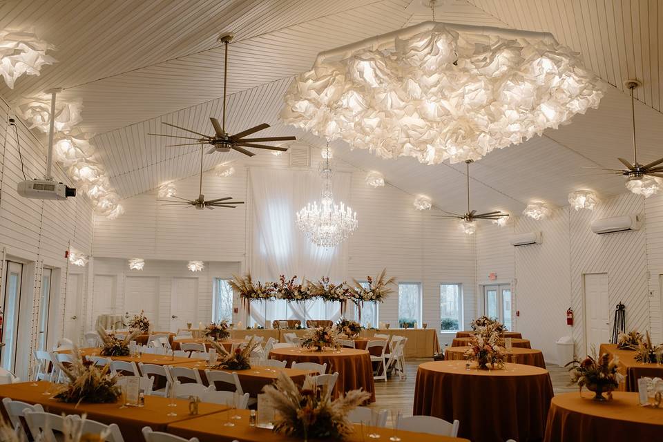 White Hall Reception Set Up