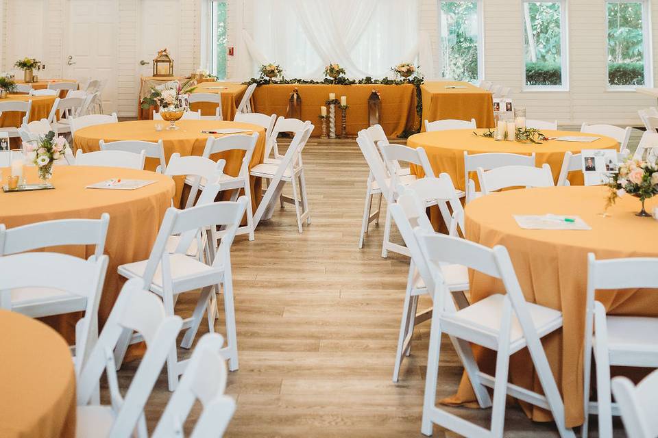White Hall Ceremony Set Up