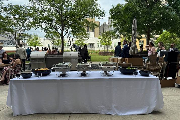 Outdoor Buffet Set Up