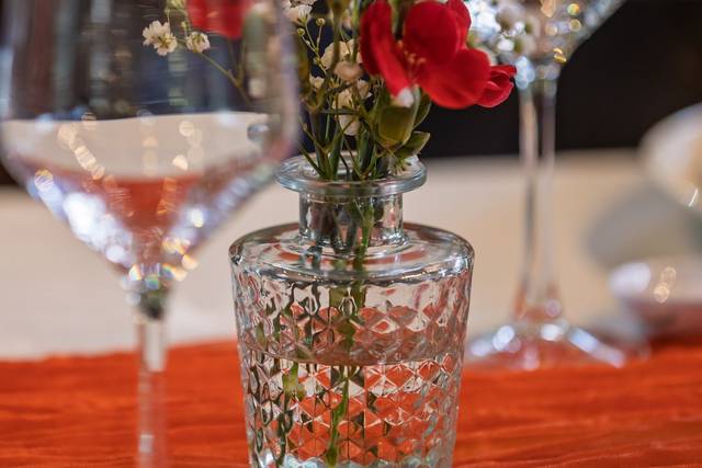 Red-gold centerpieces