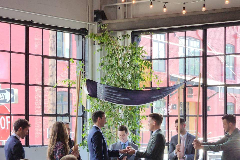 Indoor Jewish Wedding