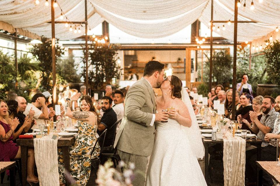 Melody & Austin at reception