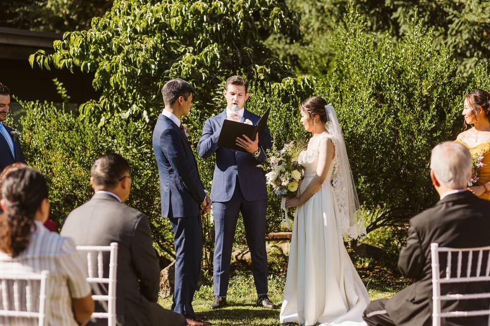 Outdoor wedding