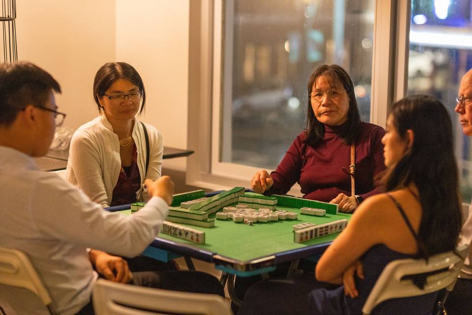 Mahjong for the guests