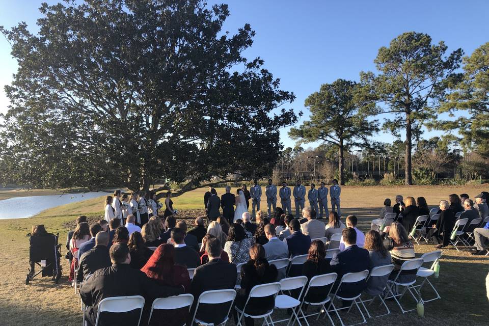 Ceremony under the sun