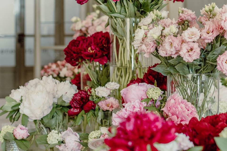 Peonies Wedding Cocktail