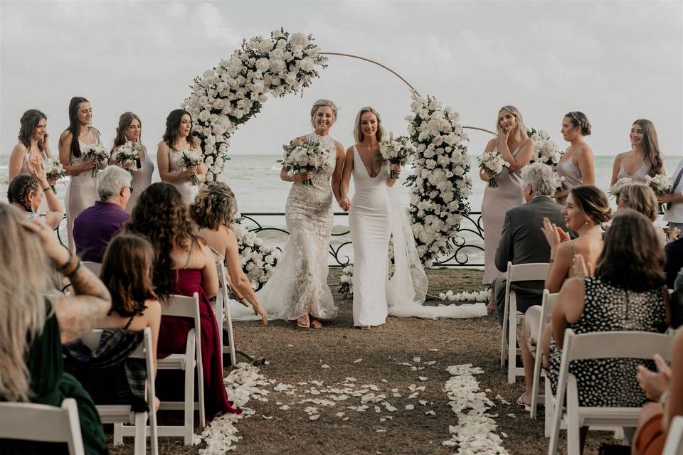 Ceremony in white