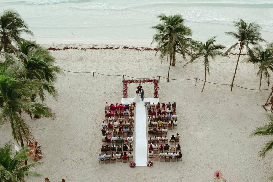 Beach wedding