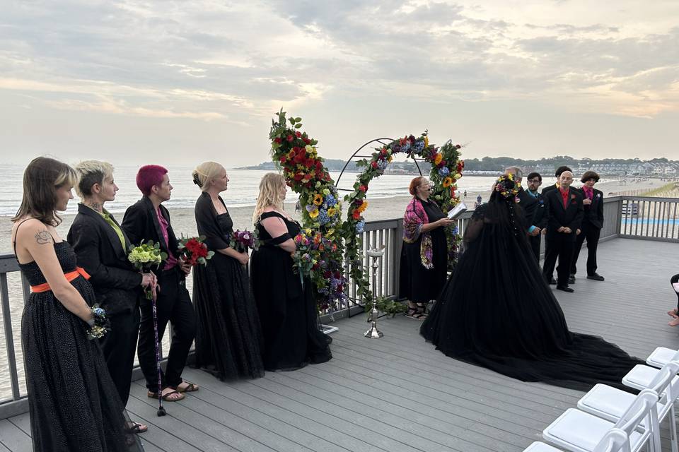 Ceremony by the sea