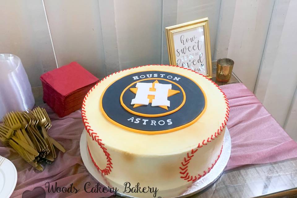 Houston Astros Jersey Groom's Cake 