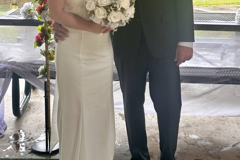 Small wedding but big love