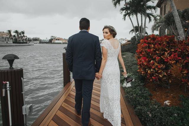 Walking down the isle