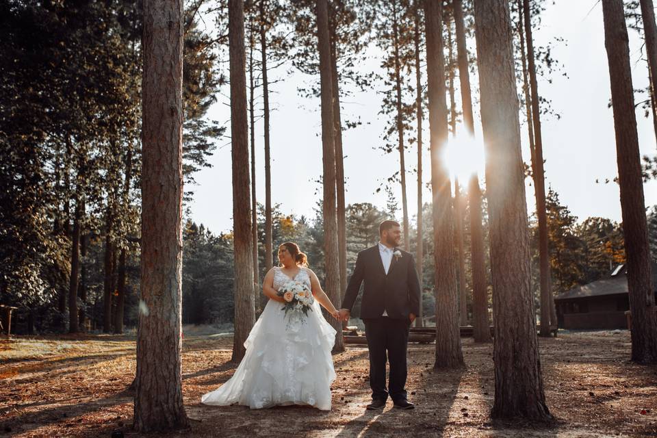 Beautiful Wedding in the woods