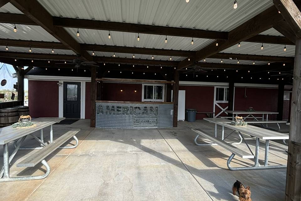 Outside patio