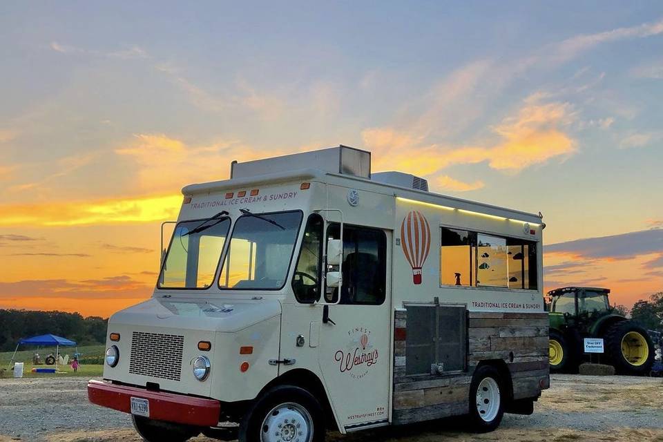 Mobile ice cream truck