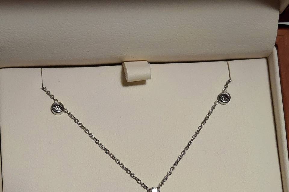 Platinum and Diamond Necklace