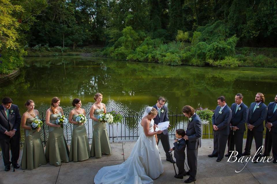 Waterfront ceremony