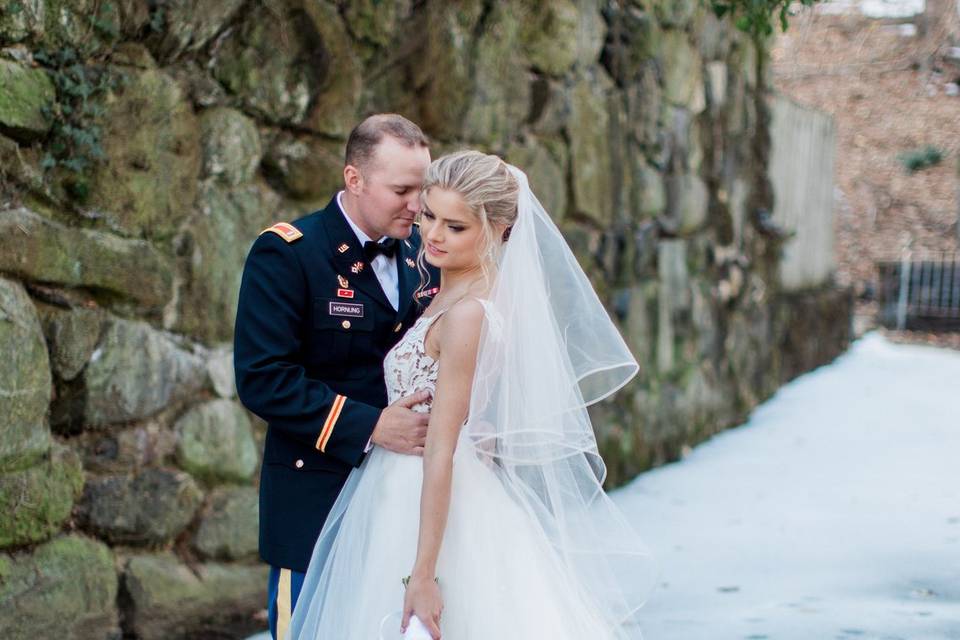 Groom and bride