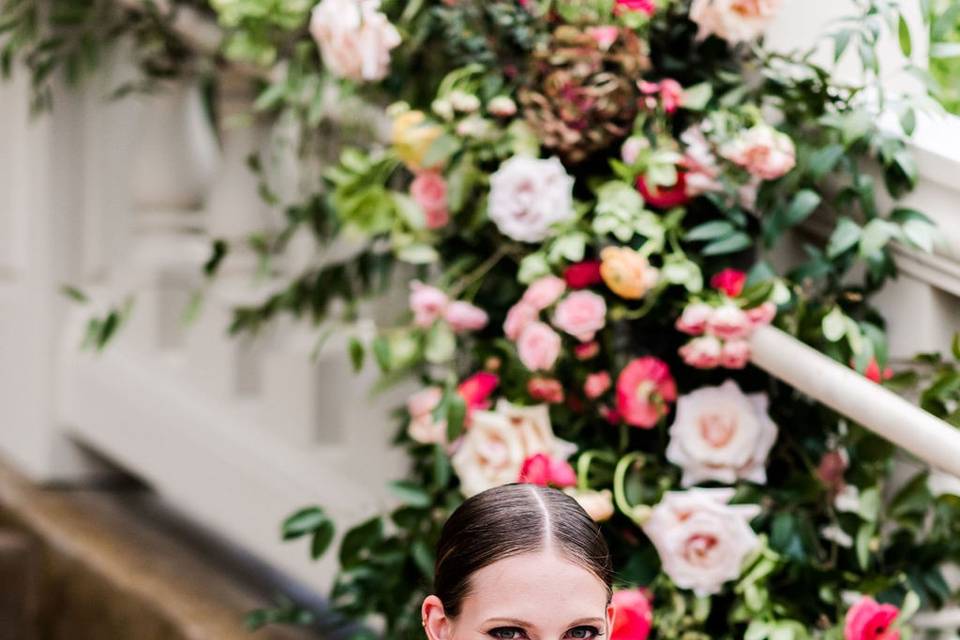 Smiling bride Andrea Krout Photography